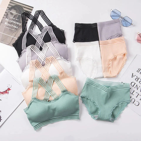 SILKIFY COMBO OF 5 BRA & PANTIES SETS IMPORTED