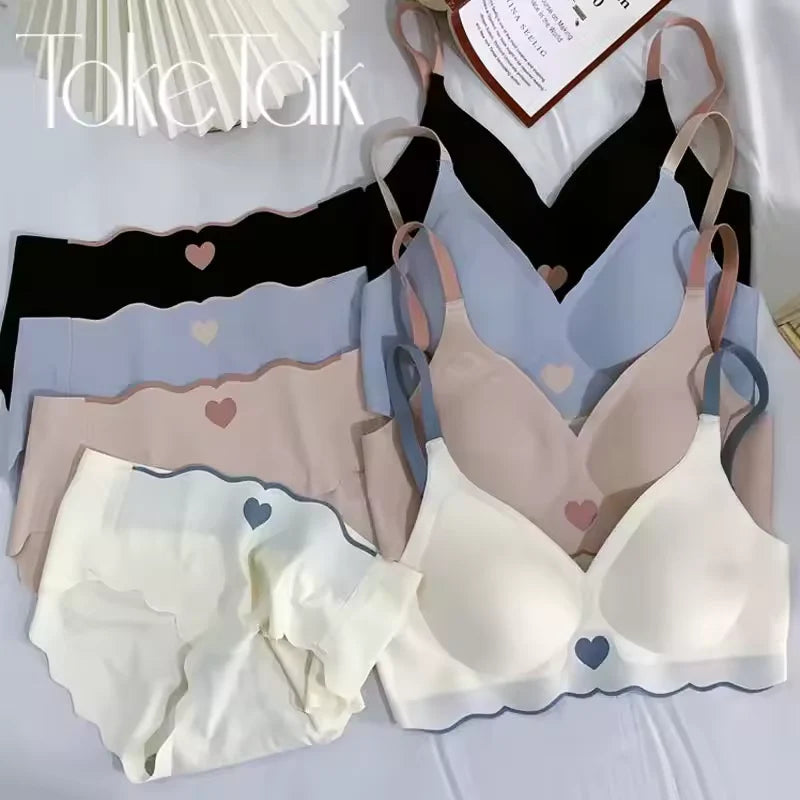 SILKIFY COMBO OF 4 BRA & PANTIES SETS IMPORTED